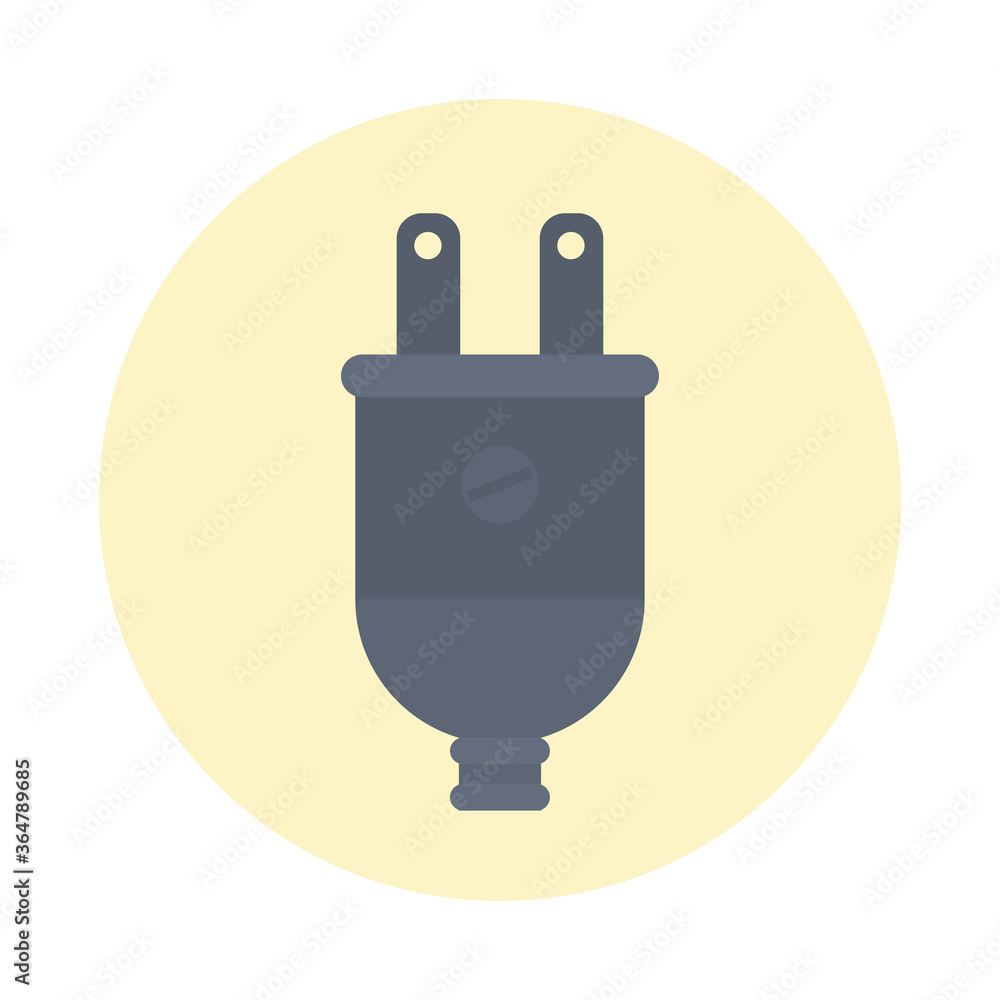 black plug design, Power electrical technology and battery theme Vector illustration black plug design, Power electrical technology and battery theme Vector illustration