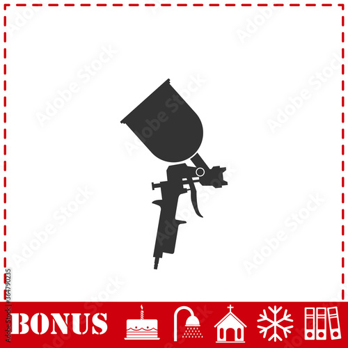 Pulverizer for painting icon flat