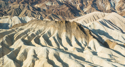 Close-up of Zabriskie Point  Death Valley  Nevada  USA