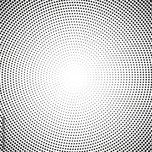 black dots on white background