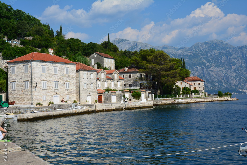 Perast Fjord de Kotor Monténégro Balkans 