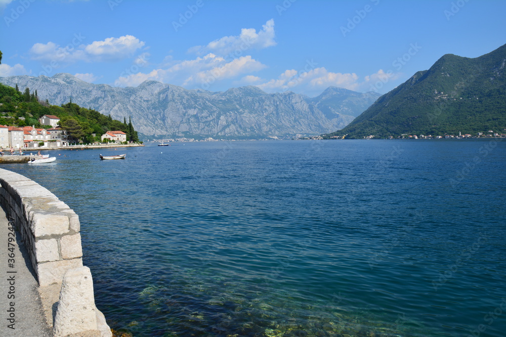 Fototapeta premium Fjord de Kotor Monténégro Balkans