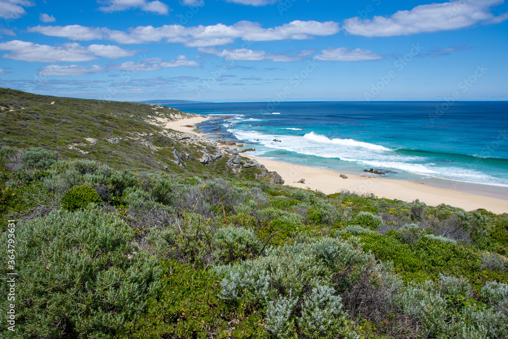 View of the Indian Ocean from the Cape to Cape track, Margaret River, Western Australia