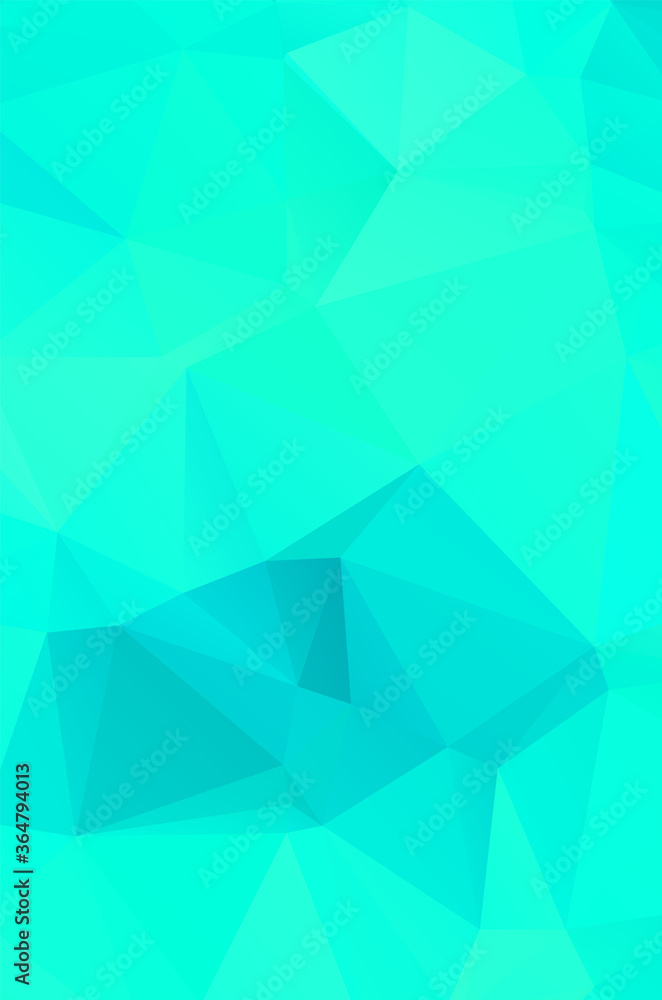 Fototapeta premium Abstract blue vivid triangle geometrical background, vector Illustration