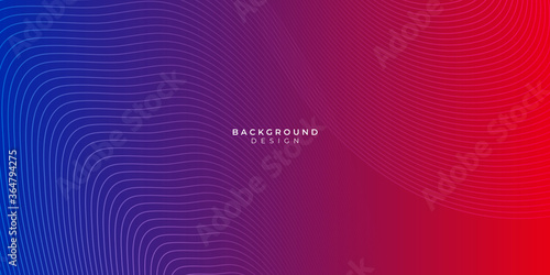 Abstract background dark blue red with modern corporate concept.