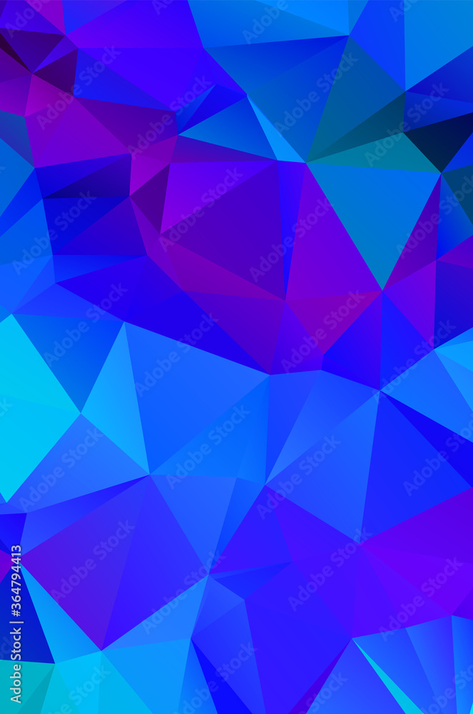 Obraz premium Light blue triangle modern geometric abstract background