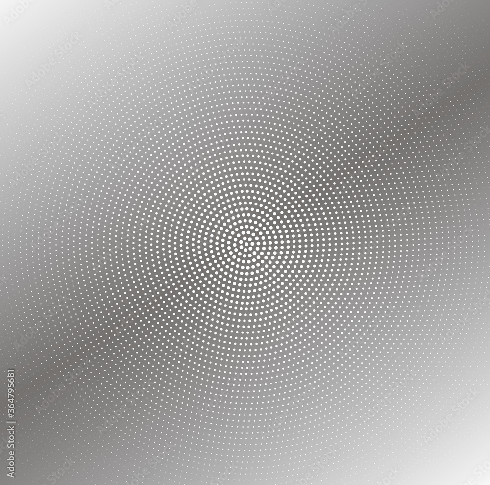 circle of dots on gray background circle of dots on gray background