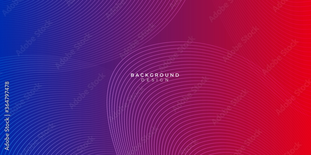 Fototapeta premium Red gradient blue box rectangle abstract background vector presentation design