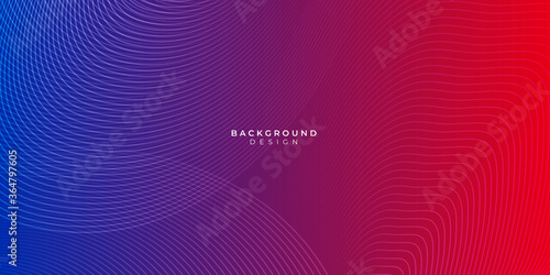 Red gradient blue box rectangle abstract background vector presentation design