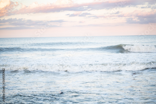 beach sunset waves © Erica