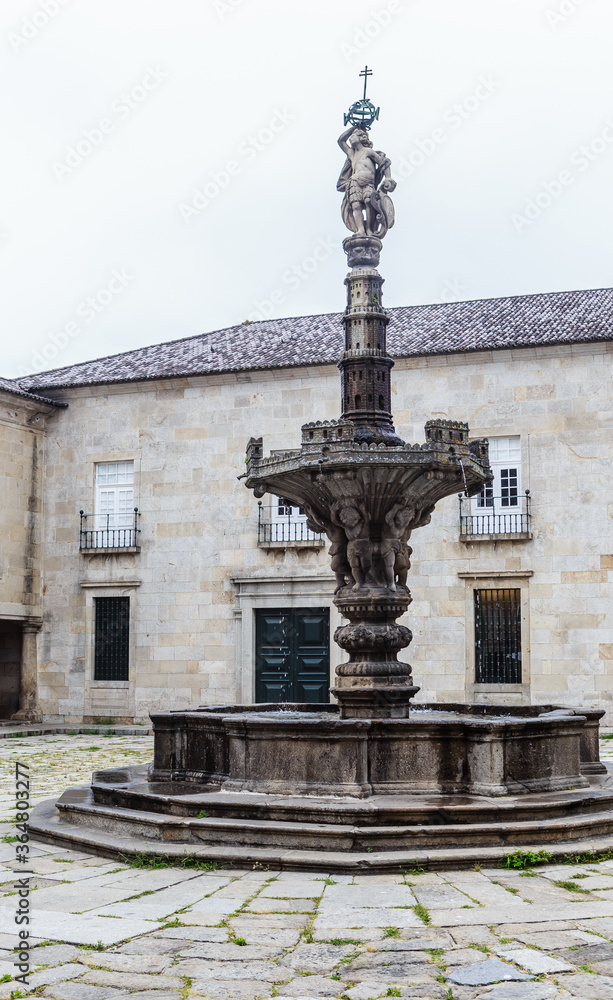 Fototapeta premium The Archiepiscopal Palace of Braga, is a Portuguese episcopal palace in civil parish of Braga, in the municipality of the same name, in the northern district of Braga.