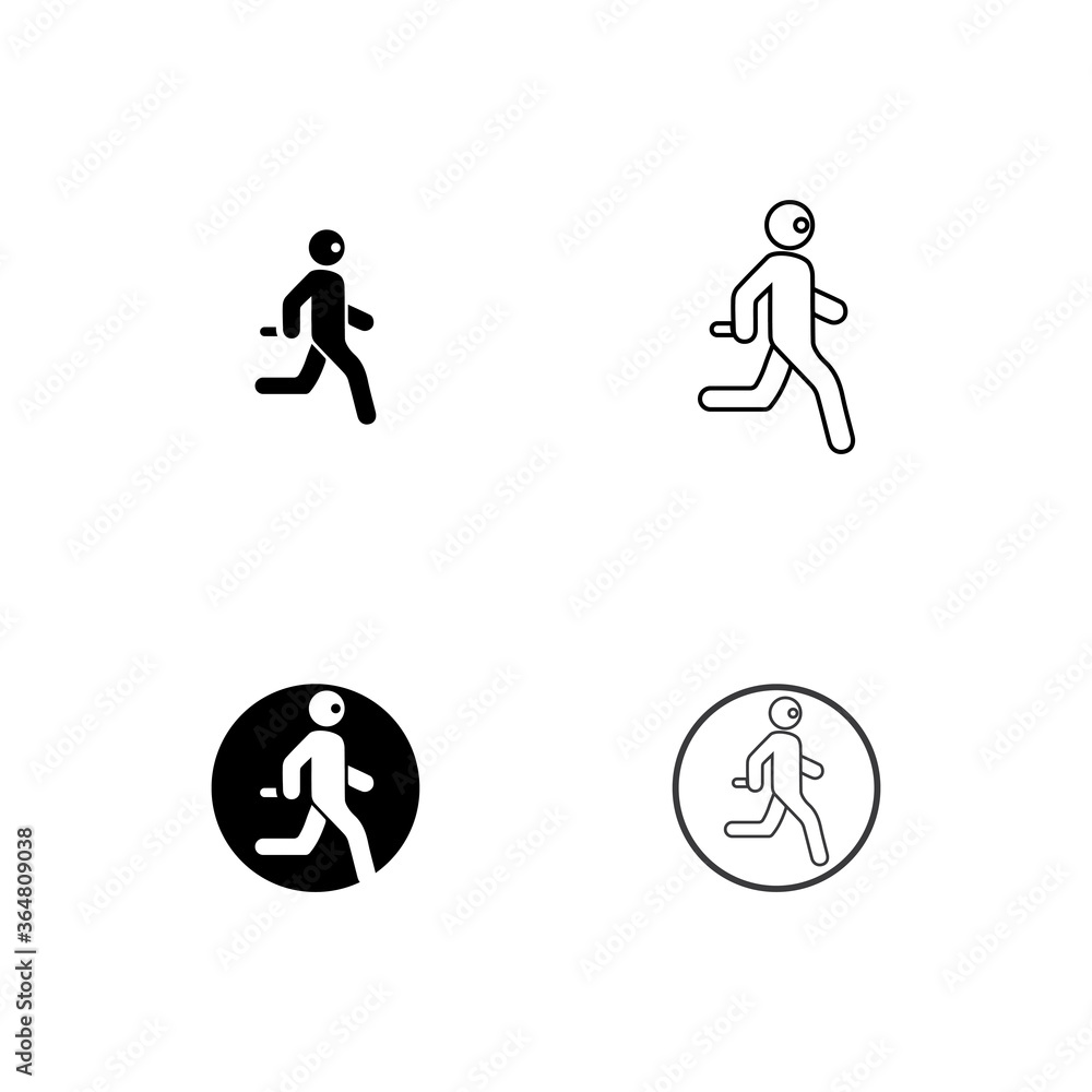 people Running gesture illustration vector design people Running gesture illustration vector design