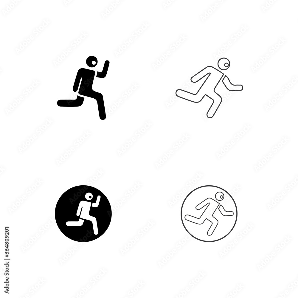 people Running gesture illustration vector design people Running gesture illustration vector design