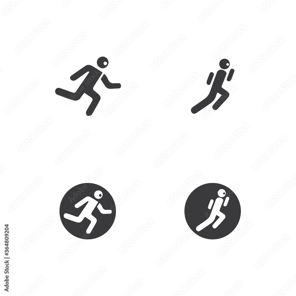 people Running gesture illustration vector design people Running gesture illustration vector design