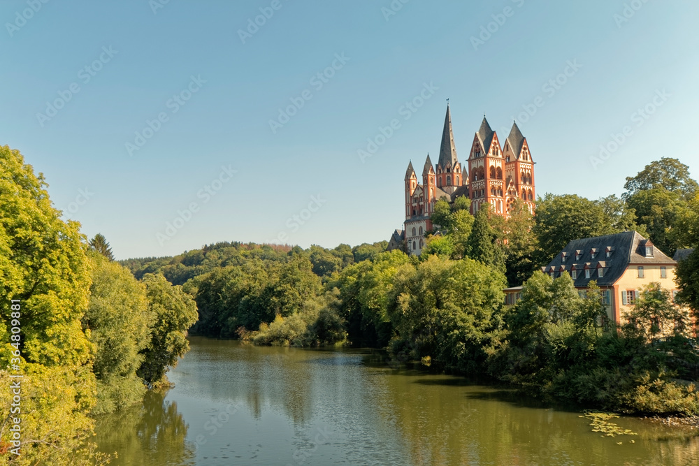 Limburg, Germany - a beautiful cathedral on the river Lahn. Limburg, Germany - a beautiful cathedral on the river Lahn.