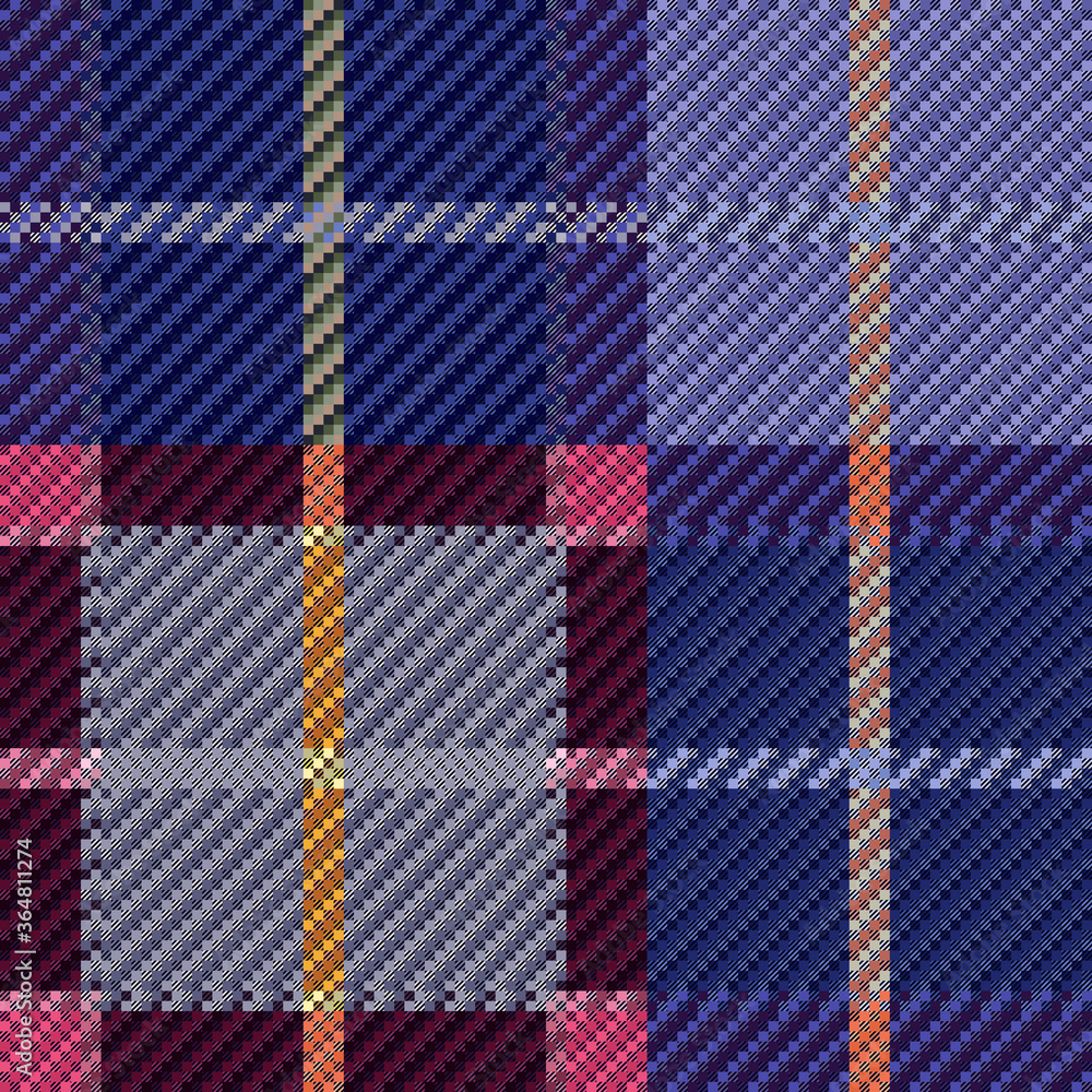 Muted tartan plaid for textile Muted tartan plaid for textile