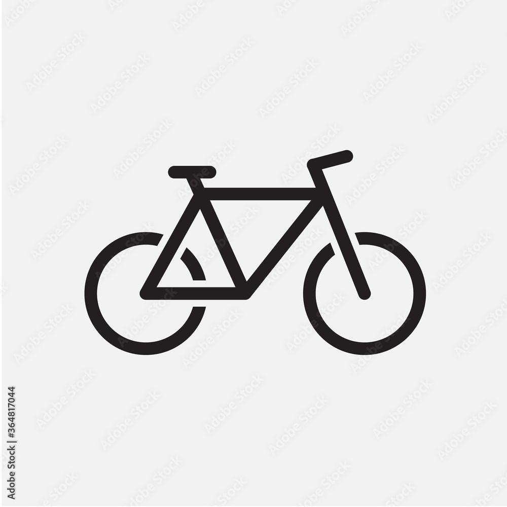 Bike icon vector logo design template Bike icon vector logo design template