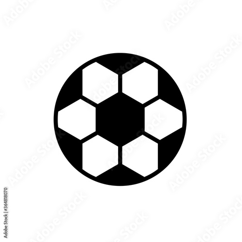 Soccer ball icon vector logo design template