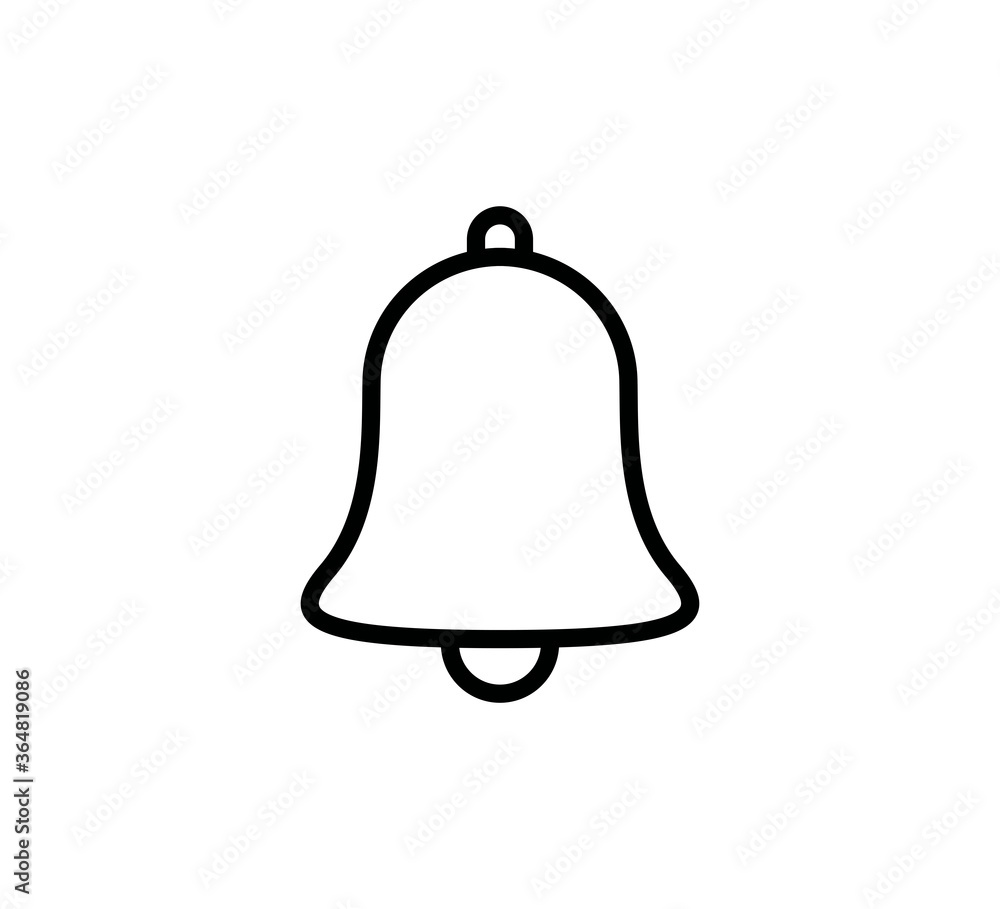 Alarm icon vector logo design template flat style Alarm icon vector logo design template flat style