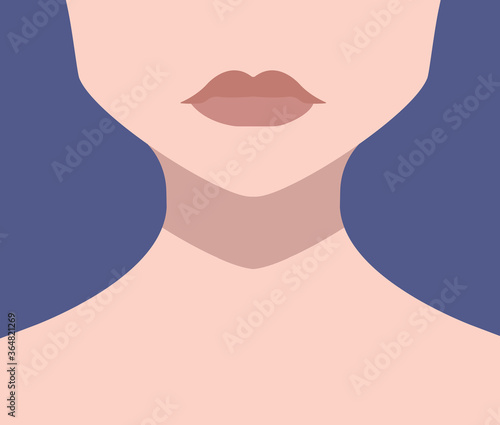 human mouth icon, lip icon