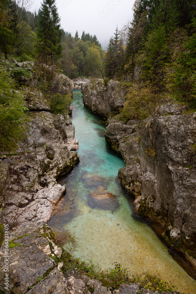 River Soca in Slovenia River Soca in Slovenia