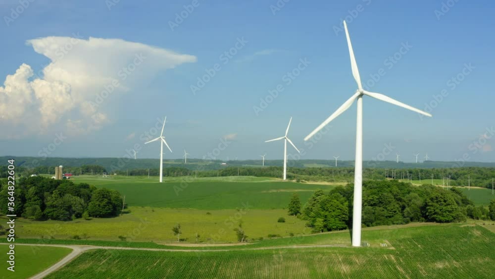Wind energy farm in rural America Wind energy farm in rural America