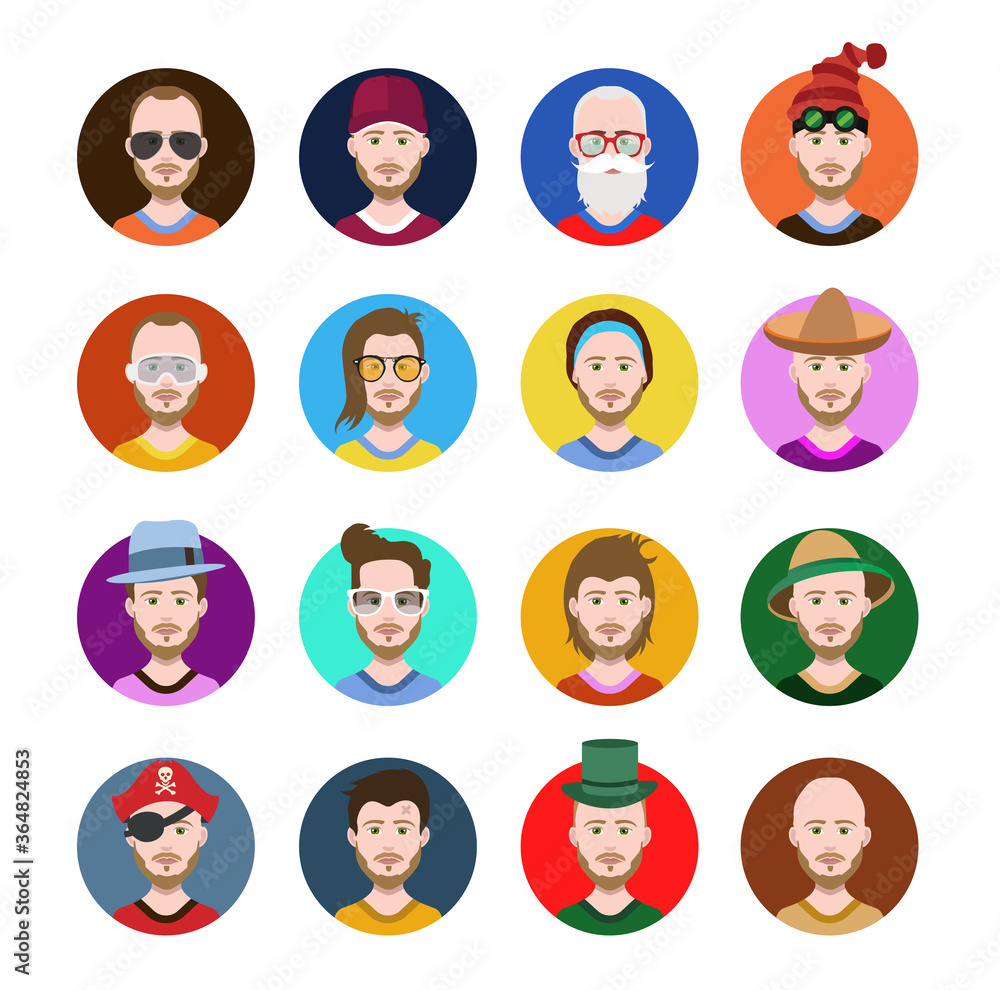 People avatars. Vector women, men avatar. - Vector People avatars. Vector women, men avatar. - Vector