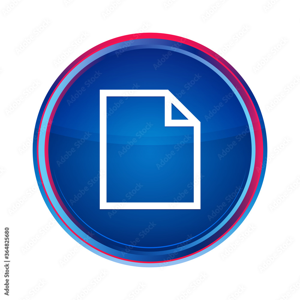 Blank page icon silky blue round button aqua design illustration Blank page icon silky blue round button aqua design illustration