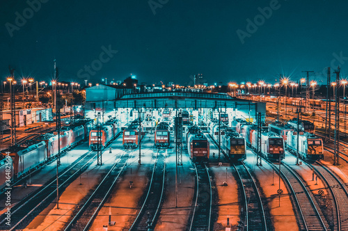 Obraz na płótnie Mannheim Güterbahnhof