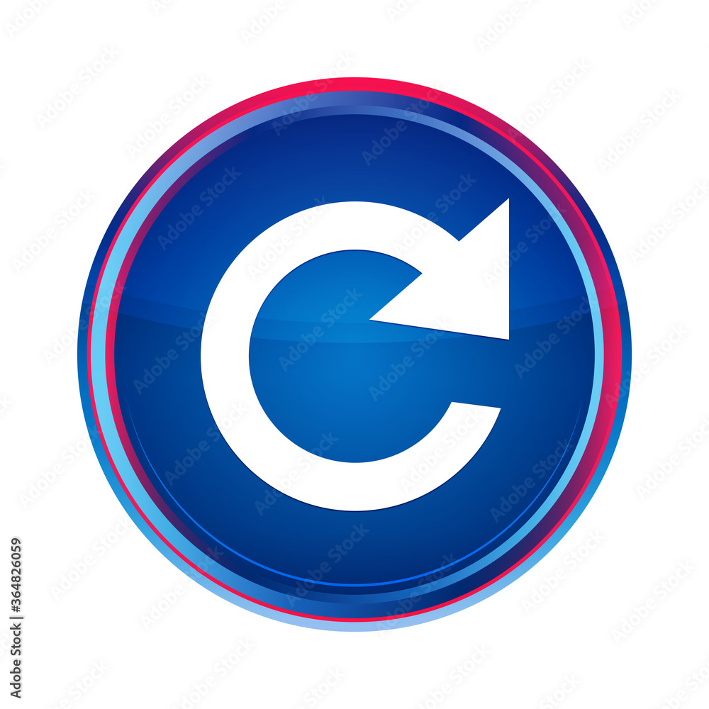 Reply rotate icon silky blue round button aqua design illustration Reply rotate icon silky blue round button aqua design illustration