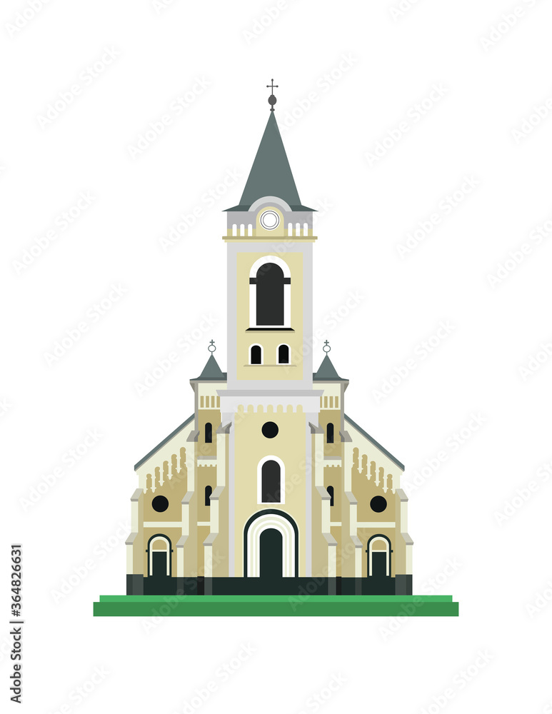 Catholic church vector