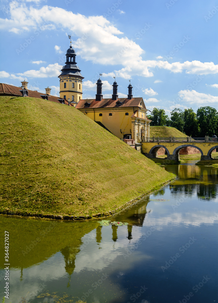 Nesvizh castle in the city of Nesvizh. Minsk Region. Belarus.