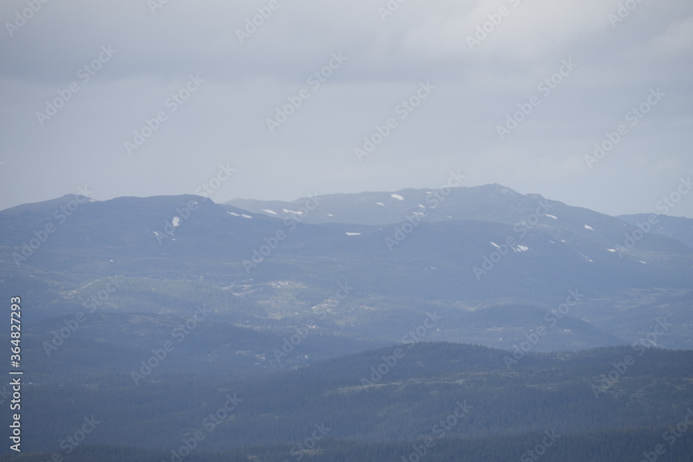 Layers of mountain. Norwegian nature landscape. Layers of mountain. Norwegian nature landscape.