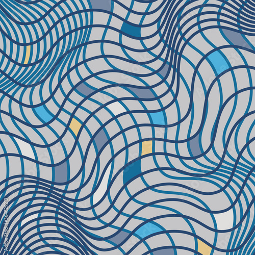 Vector abstract geometric forms color background