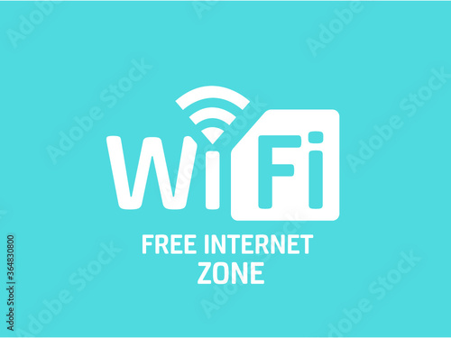 Wireless logo and wifi icon