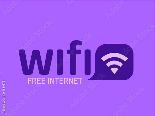 Wireless logo and wifi icon