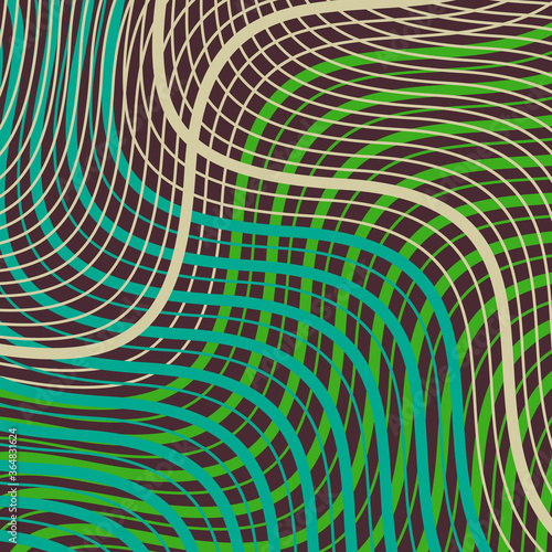 Vector abstract lines color background.