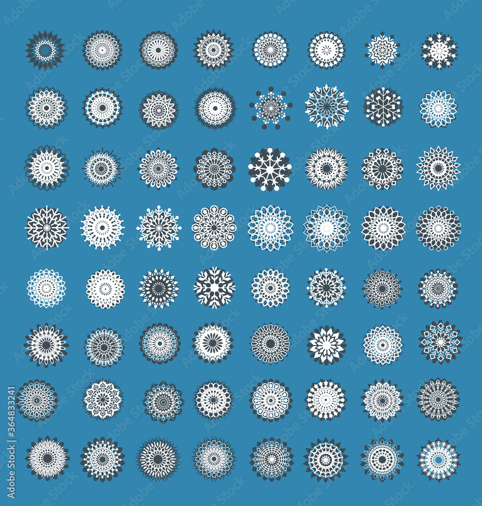 Snowflake winter set Snowflake winter set