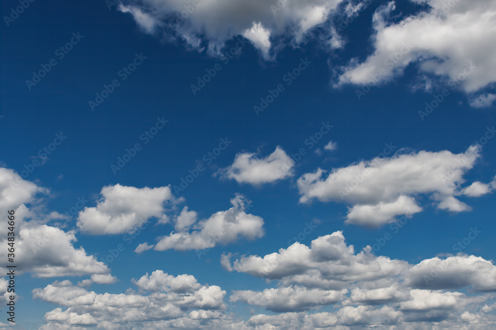 Blue sky background with clouds