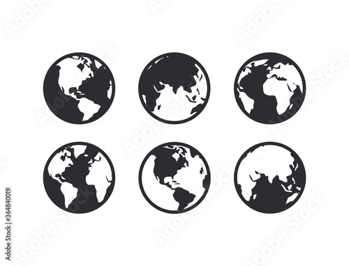 Globe icon symbol vector EPS 10