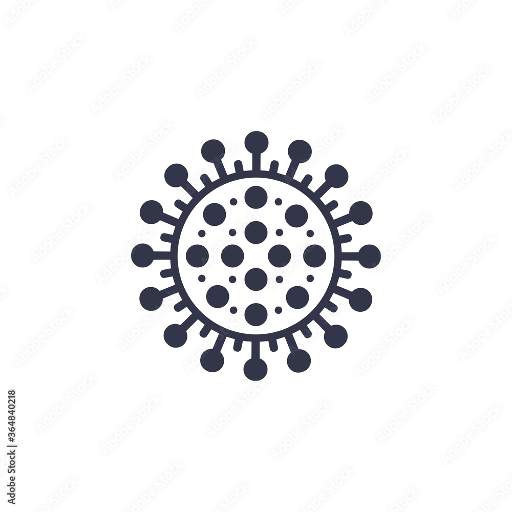 microbe, bacterium icon isolated on white background microbe, bacterium icon isolated on white background
