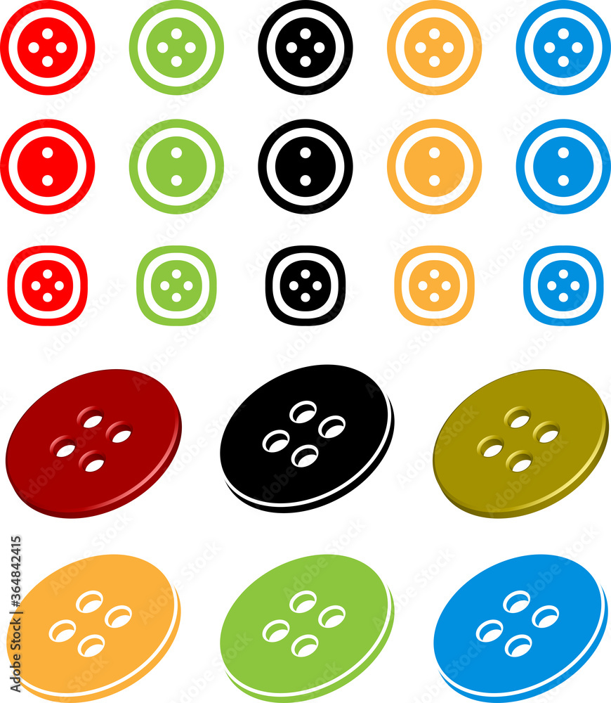 Clothing Button Icon Clothing Button Icon