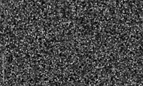 background of small squares in gray tones.