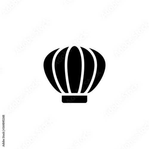 Clam, clams icon in black flat glyph, filled style isolated on white background