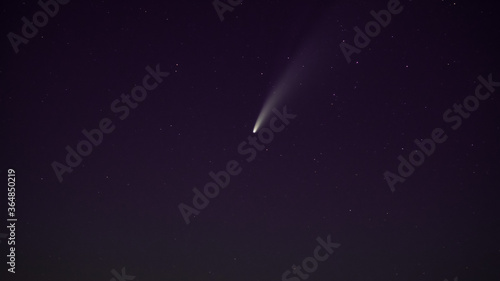 comet NEOWISE seen over Poland
