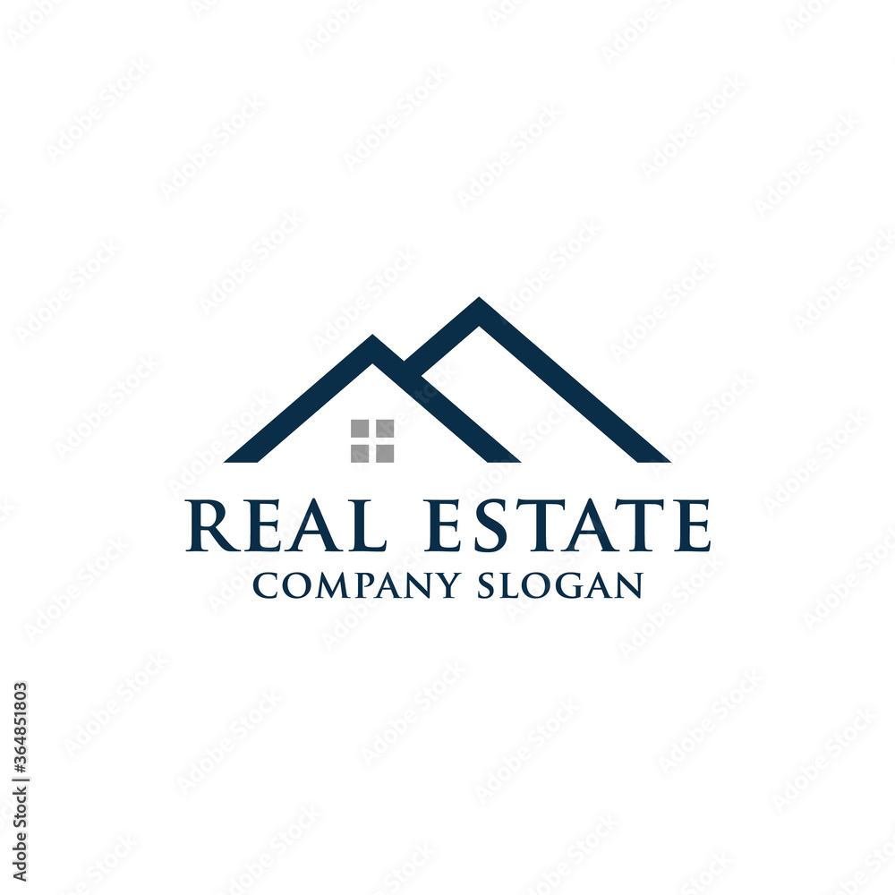 Real Estate, Construction Logo Vector Design Template. 
