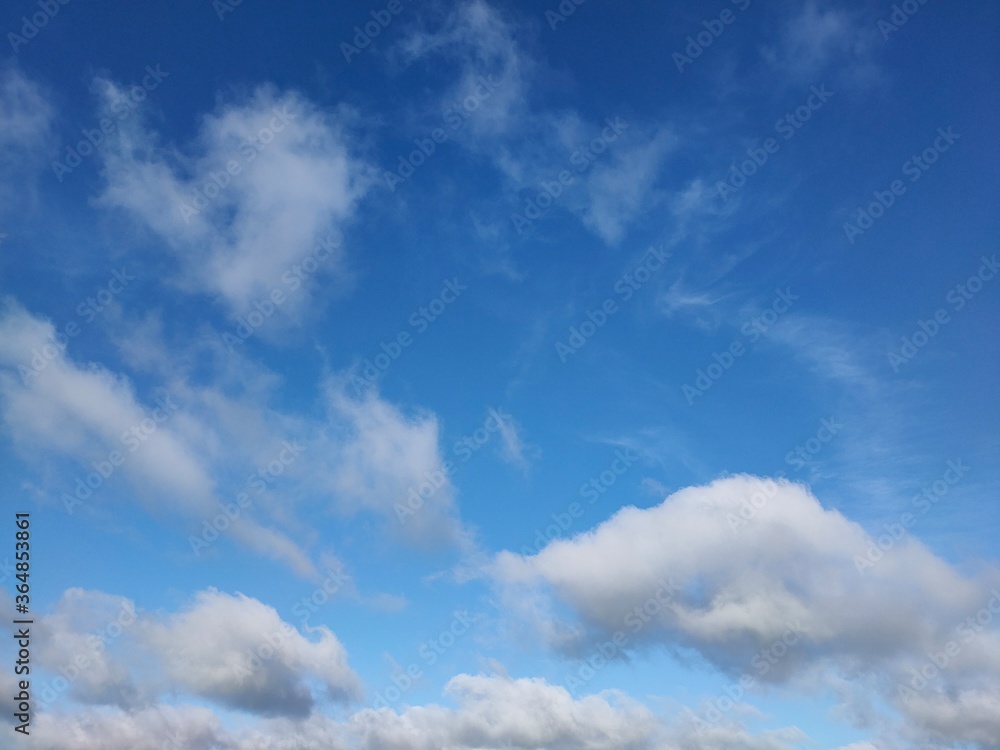 Fototapeta premium blue sky with clouds