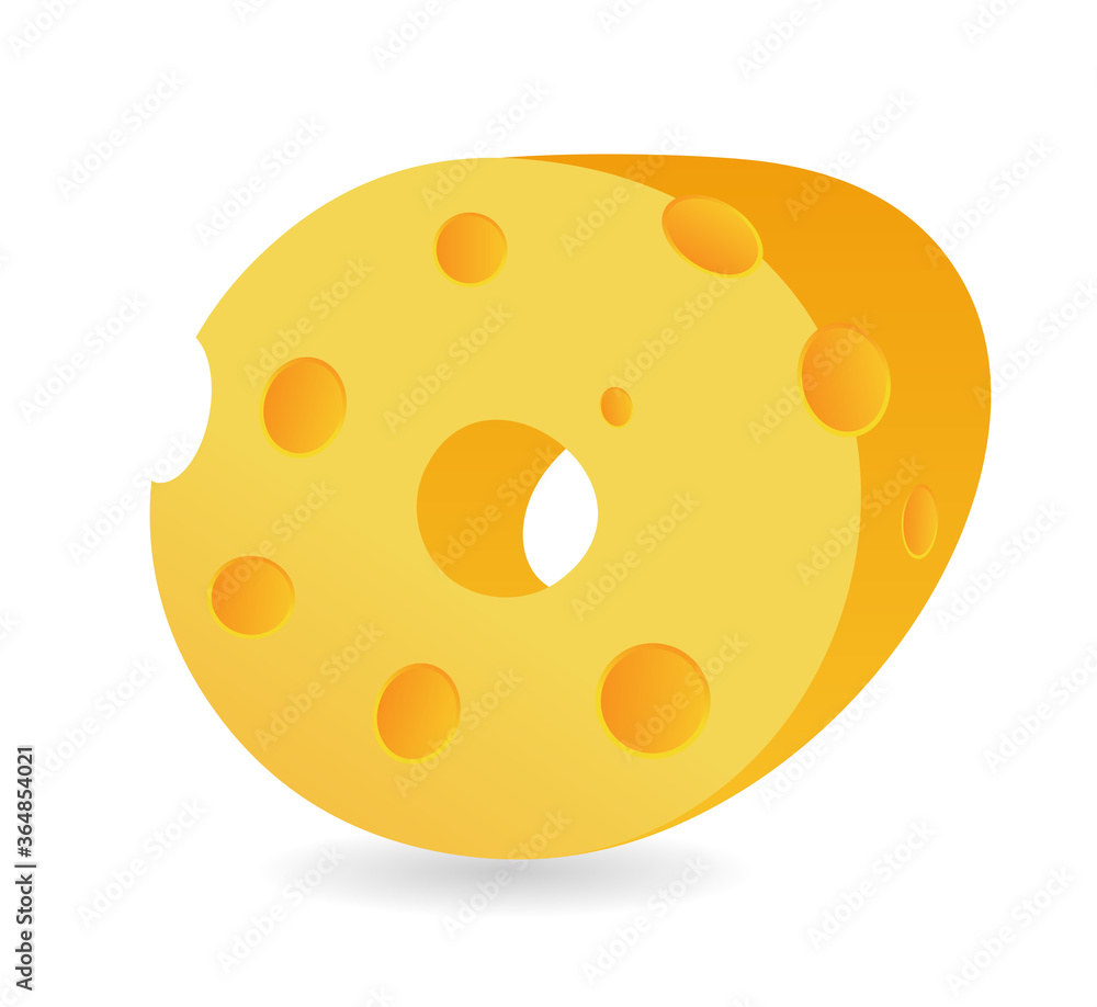 Initial O cheese logo, flat design logo template, vector illustration Initial O cheese logo, flat design logo template, vector illustration