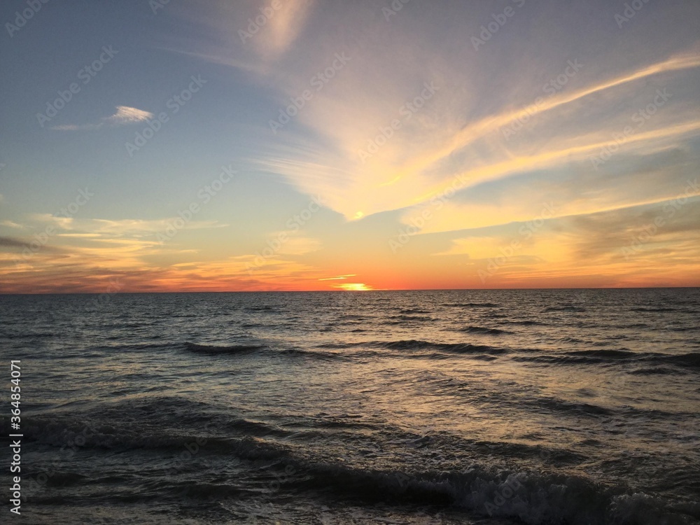 Obraz premium Sunset in motion
