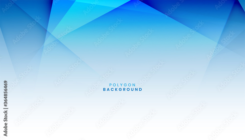 abstract blue polygon shape background